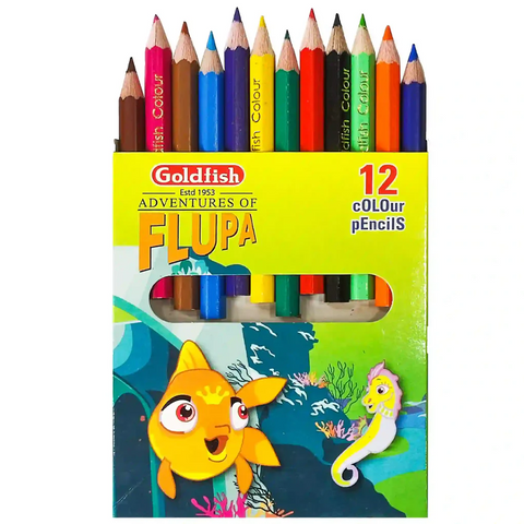 Goldfish Flupa Color Pencil Half