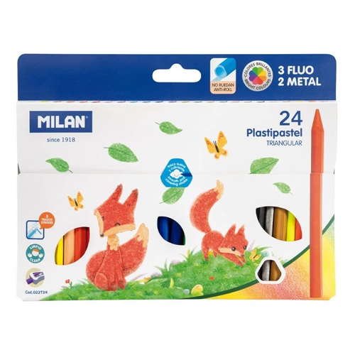 Milan Plastic Crayons