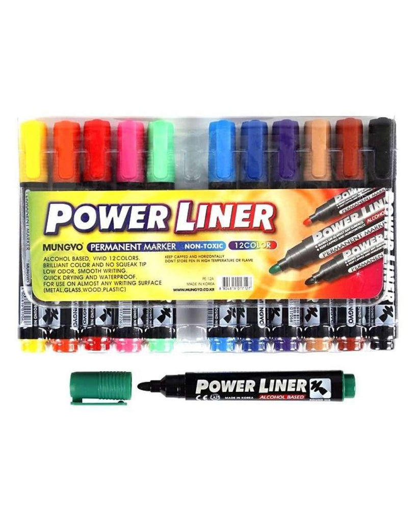 Mungyo Power Liner Permanent Marker Set