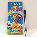 Deer Rainbow Color Pencil Half
