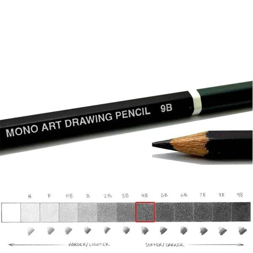Mono Art Degree Drawing Pencil