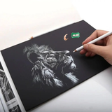 Charcoal Pencil White