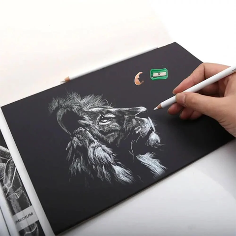 Charcoal Pencil White