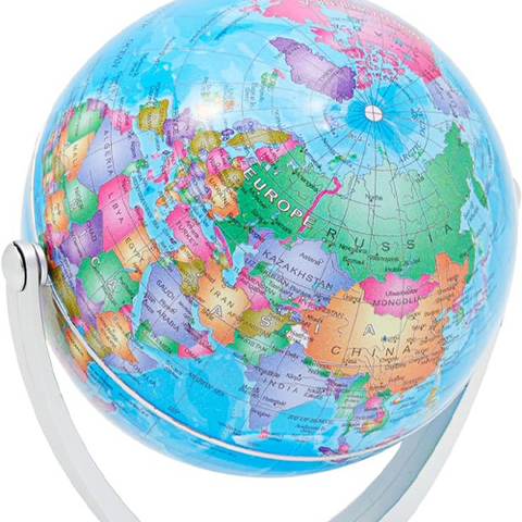 Owner Spinning Globe with Stand