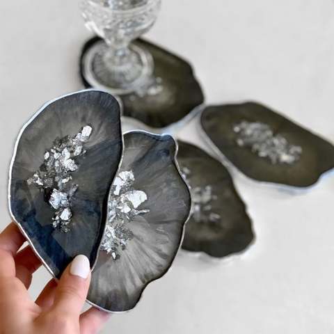 Resin Crushed Leaves