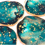 Resin Crushed Leaves