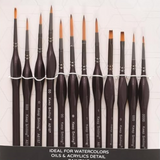 Keepsmiling Mini Detail Liner Brush Set A6157
