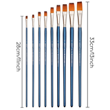 Flat Tip Brush Brush Single