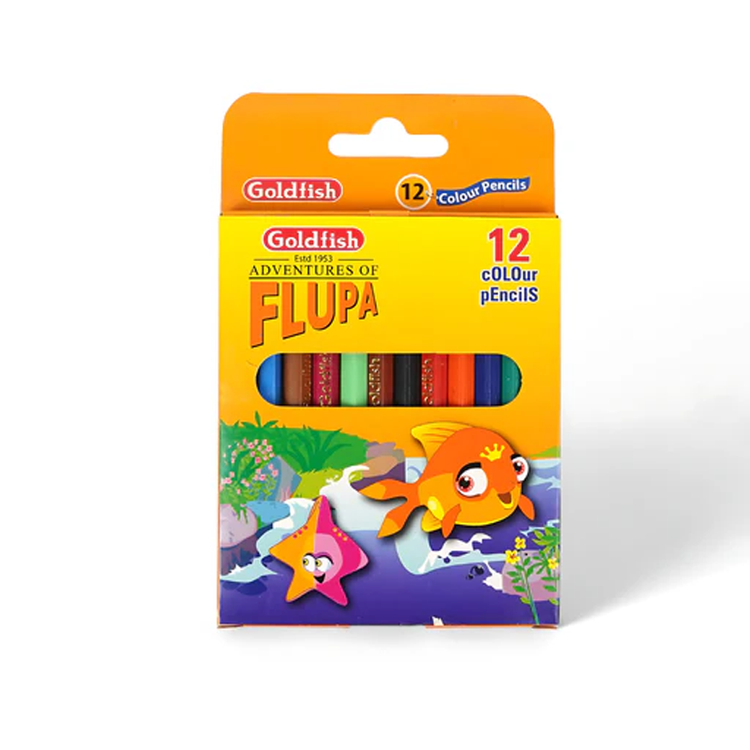Goldfish Flupa Color Pencil Half