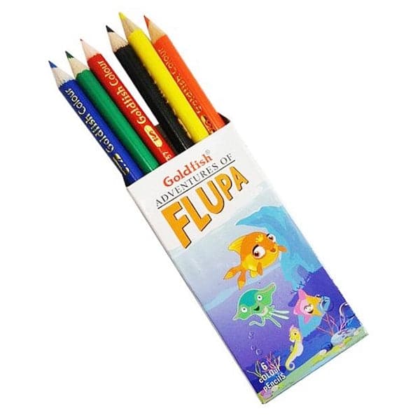 Goldfish Flupa Color Pencil Half