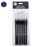 Keepsmiling Mini Detail Liner Brush Set A6161