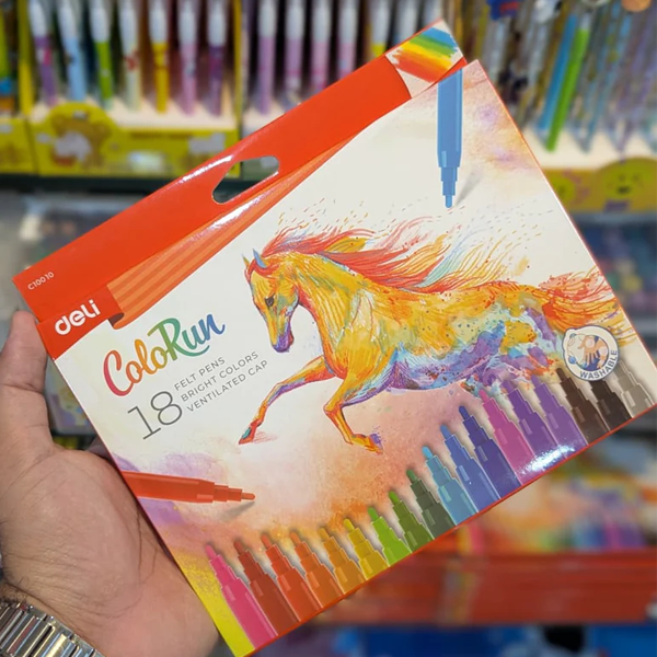 Deli ColoRun Color Marker Set
