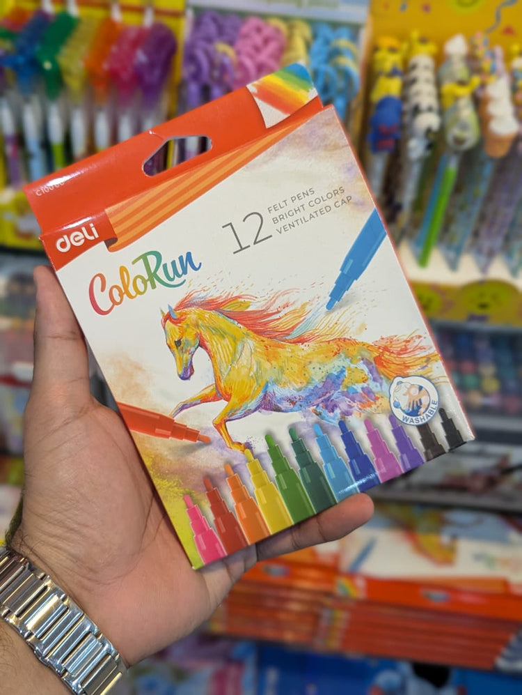 Deli ColoRun Color Marker Set
