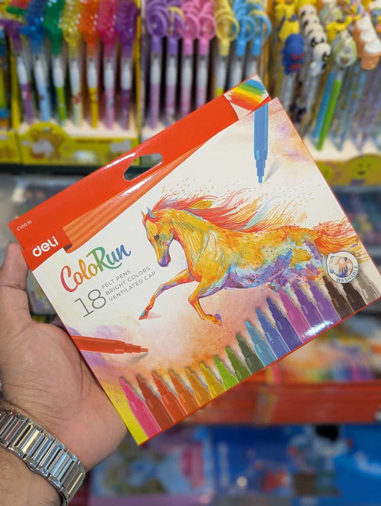 Deli ColoRun Color Marker Set