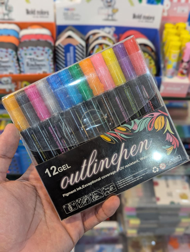 Outline Glitter Marker