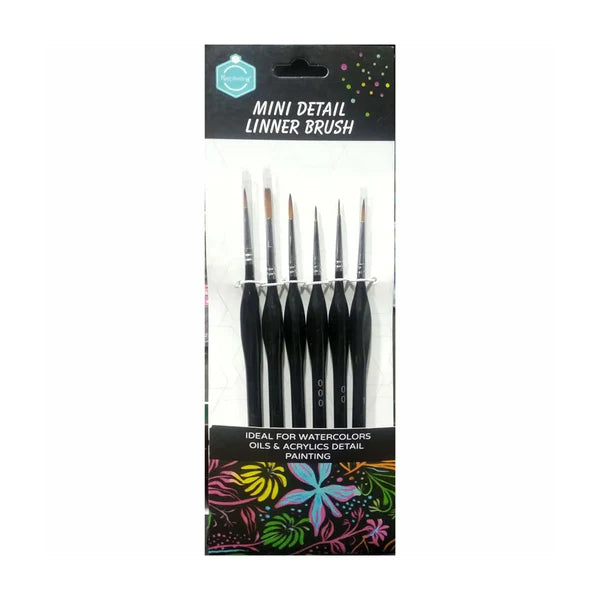 Keepsmiling Mini Detail Liner Brush Set A6161