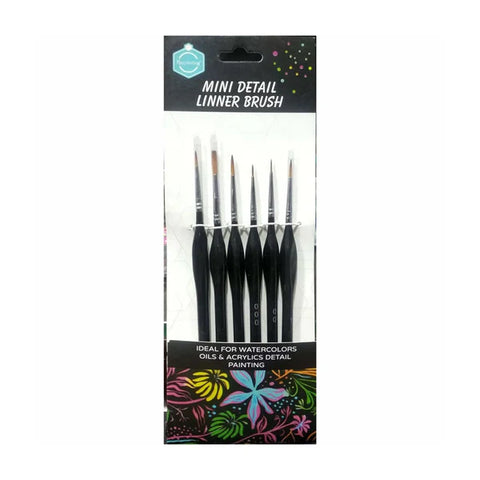 Keepsmiling Mini Detail Liner Brush Set A6161